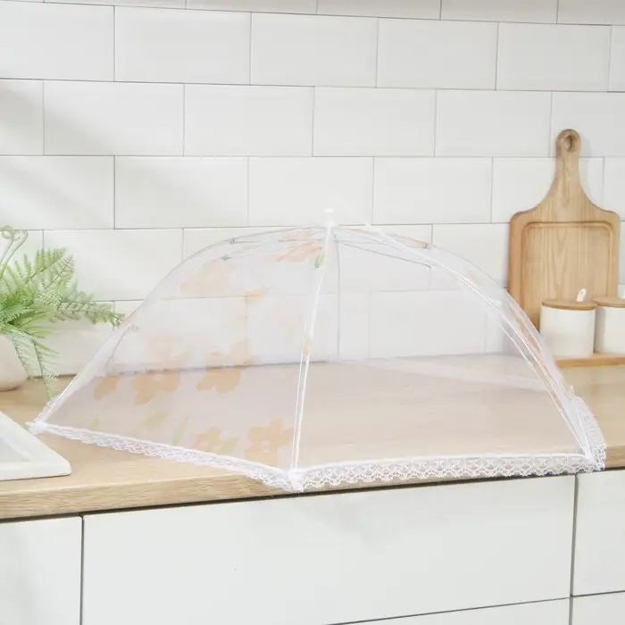 Сетка для продуктов защитная «Зонтик», 70×70 см, цвет МИКС Сетка для продуктов защитная «Зонтик», 70×70 см, цвет МИКС