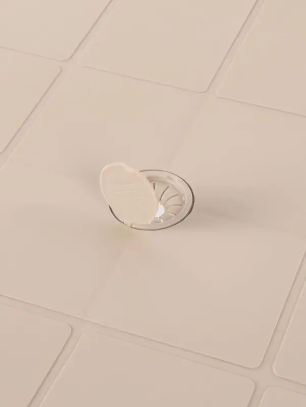 Стол квадратный, 80&times;80&times;74 см, пластиковый, бежевый