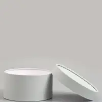 Подарочная коробка круглая, пыльно-серый, завальцованная без окна, 18&times;10 см