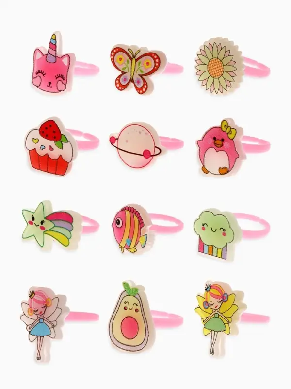 Кольцо Выбражулька &laquo;Зверюшки&raquo;, форма МИКС, безразмерное, МИКС