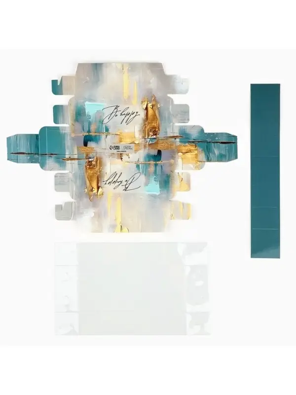 Коробка под 3 конфеты с ячейками &laquo;Текстура&raquo;, 14.5&times;6&times;3 см