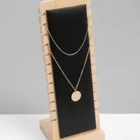 Подставка под цепочки QF, на 12 мест, 10&times;10&times;27 см, чёрная