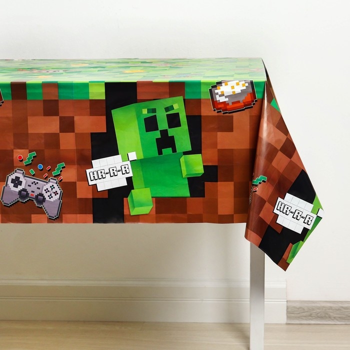 Скатерть одноразовая праздничная 120х180 см, 35 мкр Скатерть одноразовая праздничная 120х180 см, 35 мкр