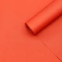 Бумага упаковочная крафт, красная, 0.68&times;10 &plusmn;5% м, 70 г/м&sup2;