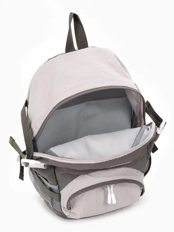 Рюкзак, 1 отделение, 4 кармана, 30&times;14&times;43 см, серый