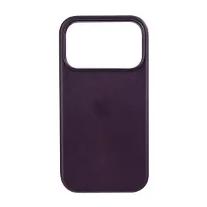 Чехол iPhone 17 Pro Leather Case 100% ORG (MagSafe) c LOGO Purple