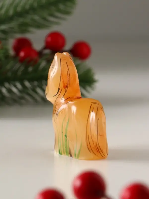 Сувенир Лошадка малая, 6х5,5 см, селенит Сувенир Лошадка малая, 6х5,5 см, селенит