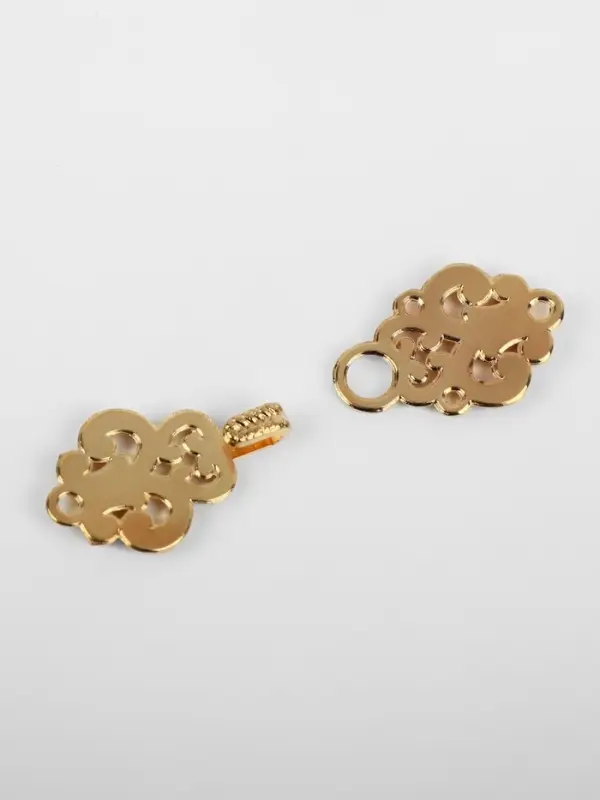 Декоративная застёжка, 4.5&times;1.5 см, цвет золотой