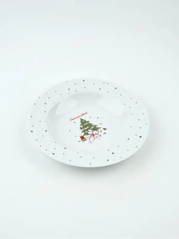Тарелка глубокая «Новогодние истории», 21 см