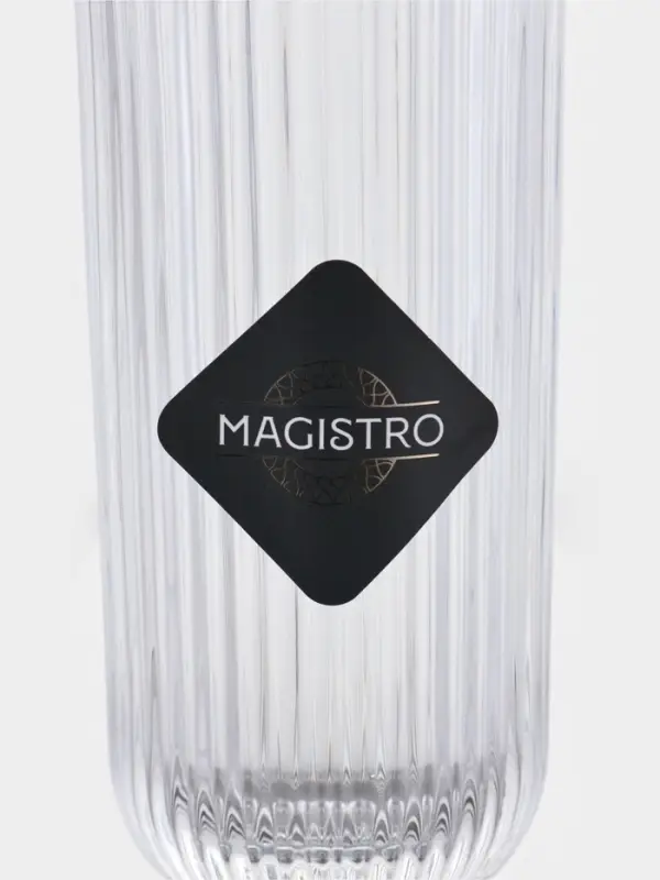 Набор бокалов для шампанского Magistro &laquo;Грани&raquo;, 150 мл, 6 шт., 5.5&times;18.5 см, прозрачные