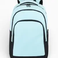 Рюкзак, водонепроницаемое дно, 2 отделения, 3 кармана, 31&times;14.5&times;45 см, голубой