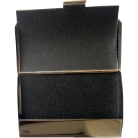 Визитница карманная на 20 визитниц металл/хром, 8717