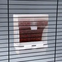 Автокормушка для птиц &laquo;Пижон&raquo;, 8.5&times;8&times;15.4 см, пластик, белая