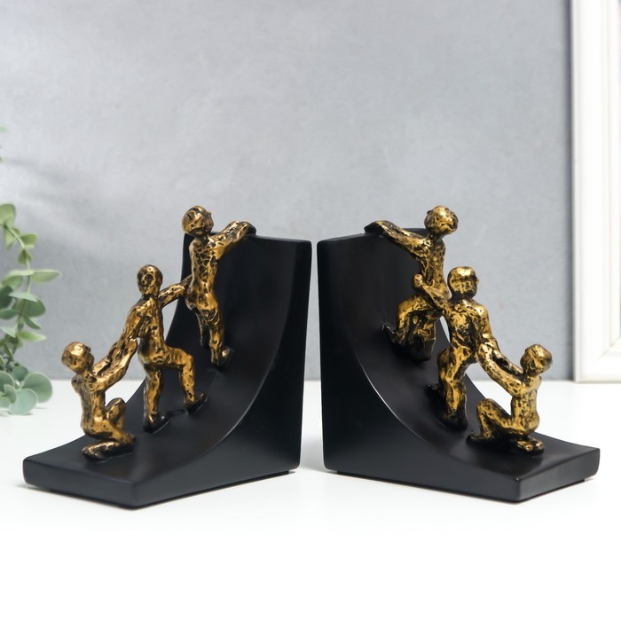 Держатели для книг  Держатели для книг "Скованные одной цепью" набор 2 шт 14,5х8,2х12,8 см