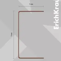 Скобы омеднённые №10, ErichKrause, для степлера, 1000 шт.