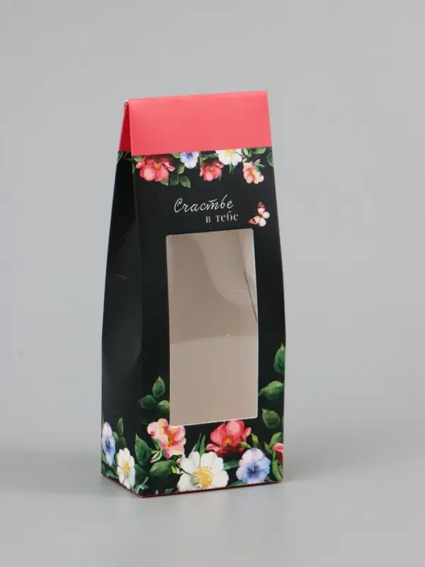 Коробка складная &laquo;Счастье внутри&raquo;, 5.7 х 14.5 х 3.5 см