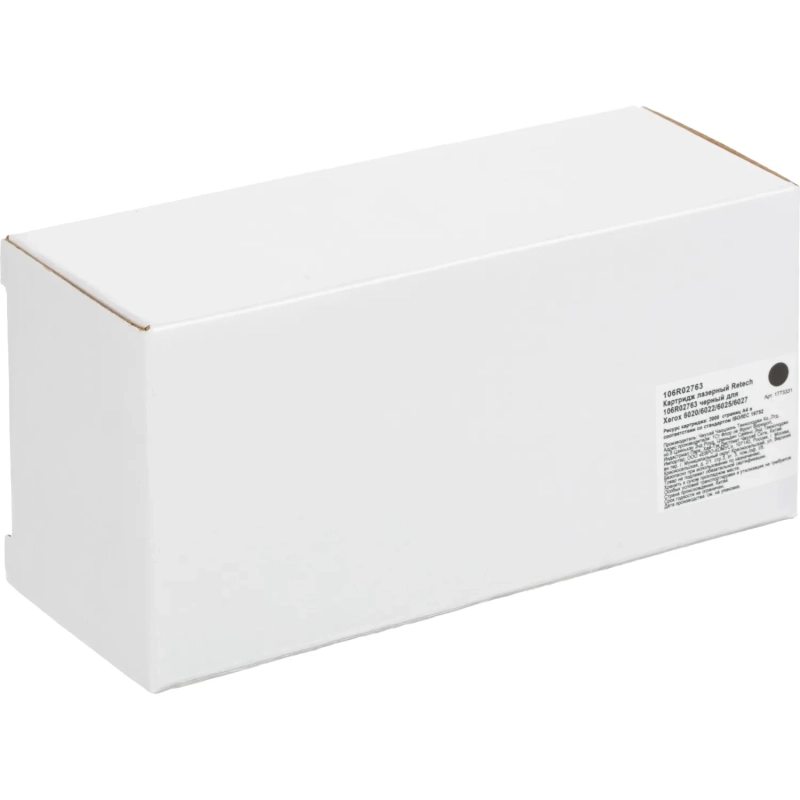 Картридж лазерный Retech 106R02763 чер. для Xerox 6020/6022/6025/6027