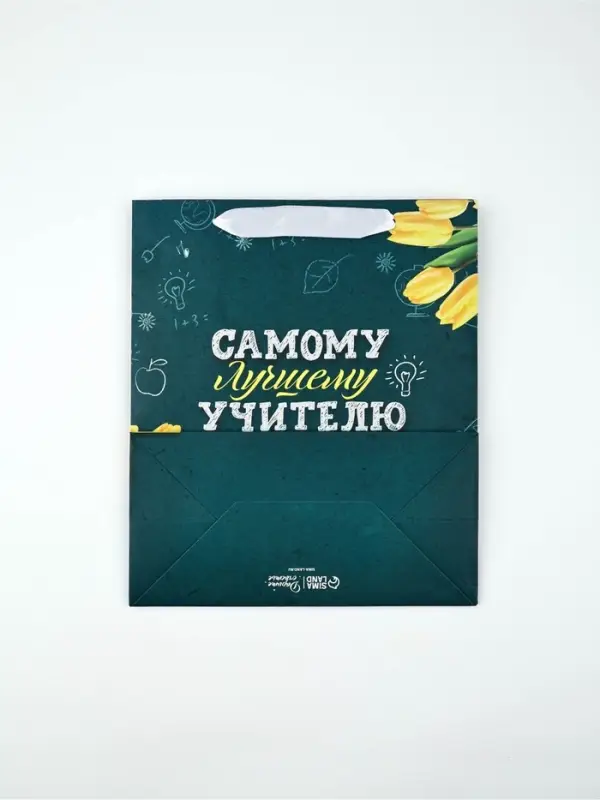 Набор пакет и открытка "Самому лучшему учителю"