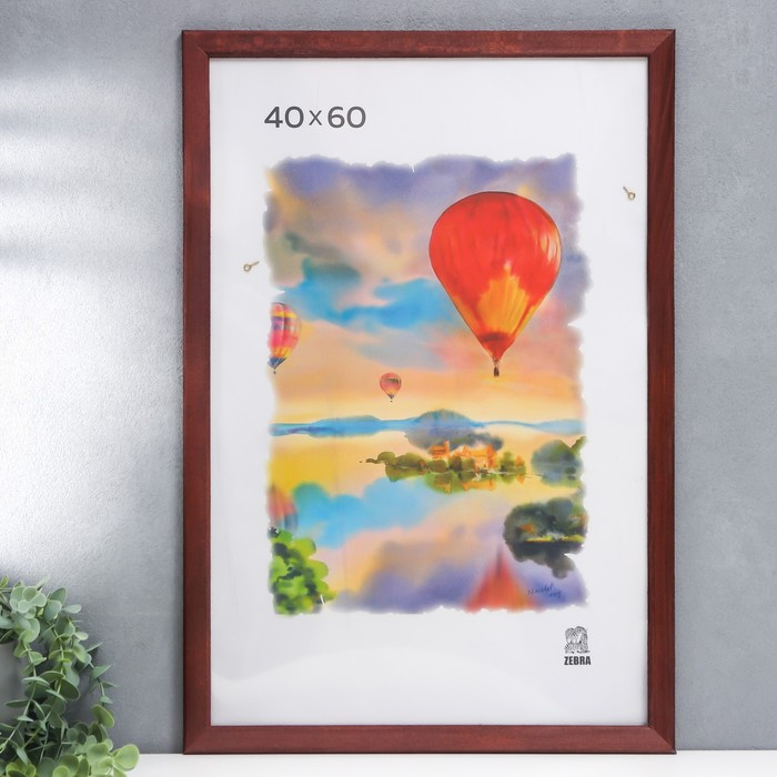 Фоторамка 40х60 см (2502) дерево (пластиковый экран), красный Фоторамка 40х60 см (2502) дерево (пластиковый экран), красный