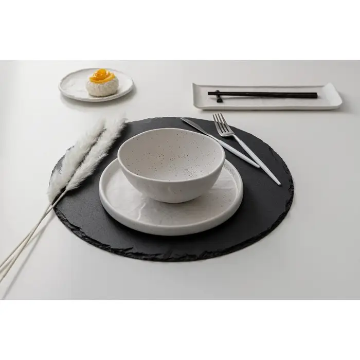 Салатник Magistro Slate, 620 мл, d=16 см, фарфор, белый