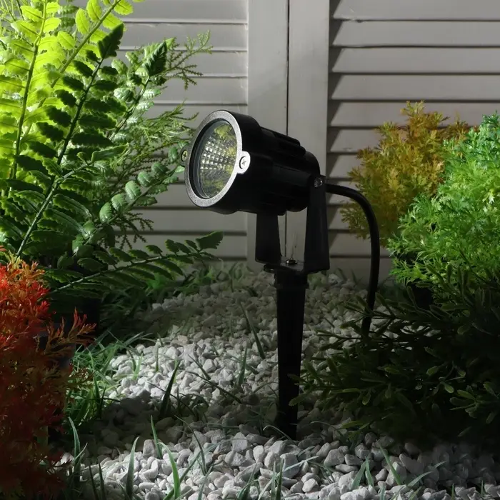 Светильник светодиодный грунтовый, 7 Вт, 630 лм, IP65, 4000К, 220 В, свечение нейтральное белое