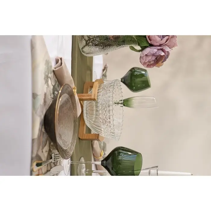 Бокал для вина Magistro &laquo;Иллюзия&raquo;, 540 мл, 10&times;24 см, стекло, зелёное