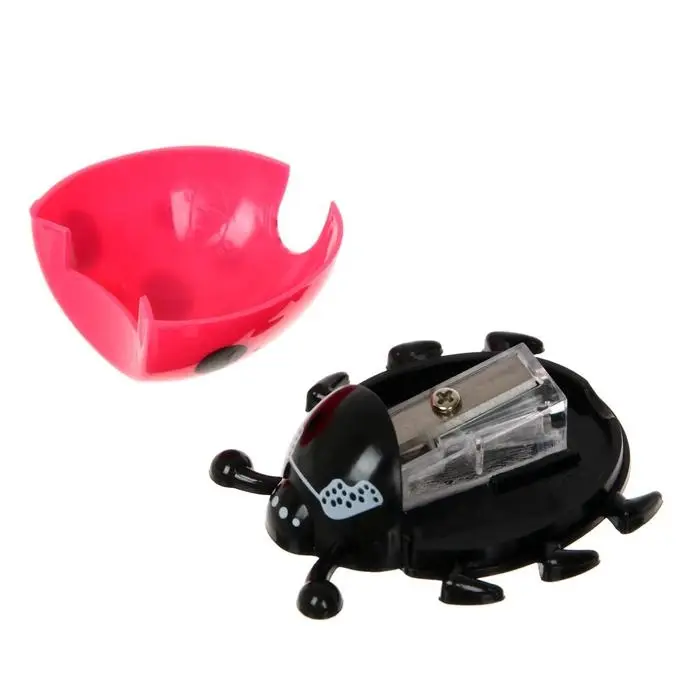 Точилка с контейнером «Божья коровка», МИКС Точилка с контейнером «Божья коровка», МИКС