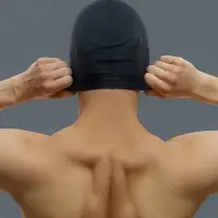 Шапочка для плавания взрослая ONLYTOP Swim, тканевая, обхват 54-60 см