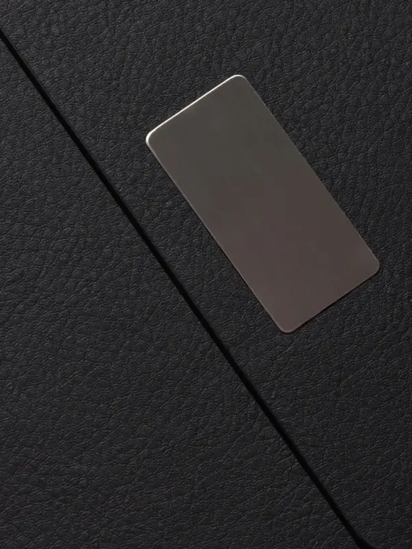 Ежедневник недатированный формат А5, с клапаном, 112л, линия, пвх, Черный Ежедневник недатированный формат А5, с клапаном, 112л, линия, пвх, Черный