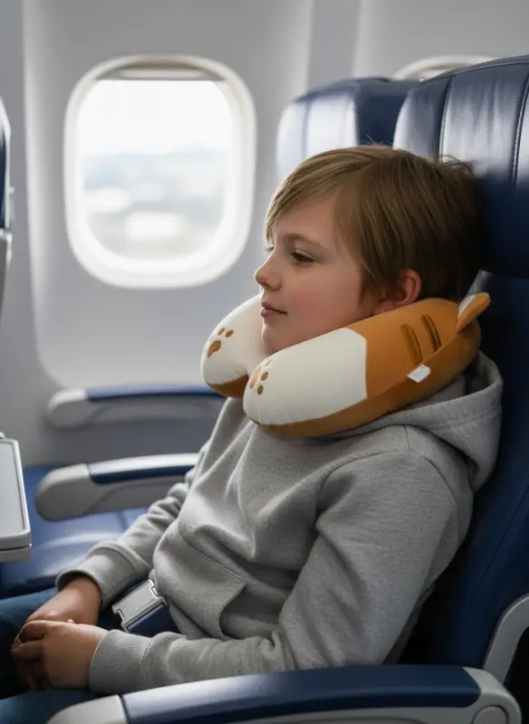 Мягкая игрушка - антистресс подголовник "Тигрёнок" 32 см