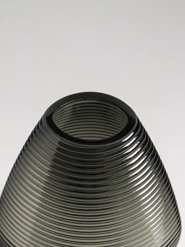 Ваза для цветов &laquo;Хэдли&raquo;, 19.5&times;13.5 см, стекло, серо-зеленая