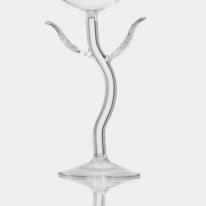 Бокал для вина &laquo;Forma. Розе&raquo;, 160 мл, 7&times;20.5 см, в форме розы, стекло, прозрачный