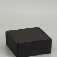 Коробка самосборная, черная, 18 х 18 х 8 см,