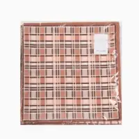 Платки носовые мужские &laquo;Этель&raquo;, 30&times;30 см, набор 12 шт., 100% хлопок, светло-коричневые, рисунок МИКС