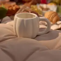 Кружка SL Home &laquo;Осенний бриз&raquo;, 420 мл, доломит, белая