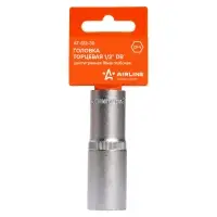 Головка торцевая 1/2"DR шестигранная 18мм, L=78мм пласт.подвес