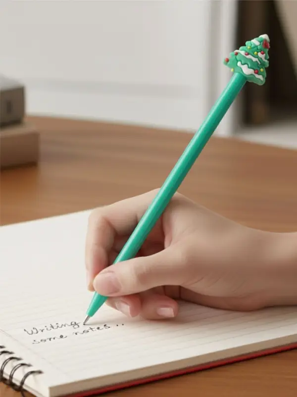 Ручка-прикол Calligrata &laquo;Новый год&raquo;, синий стержень, гелевая, подарочная, МИКС