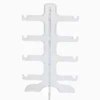 Подставка под очки 4 места, оргстекло, 16&times;14.5&times;25.5 см, прозрачная