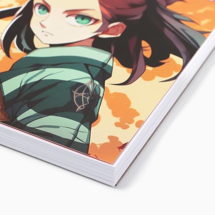 Скетчбук А6, 80 л. 100 г/м Скетчбук А6, 80 л. 100 г/м "Аниме самурай"