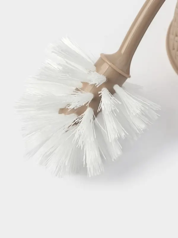 Ёршик для унитаза &laquo;Практик. Ротанг&raquo;, 14&times;14&times;40 см, с подставкой, МИКС