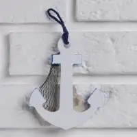 Термометр домашний настенный с крючком &laquo;Якорь с чайкой&raquo;, 12&times;9.5&times;2.5 см