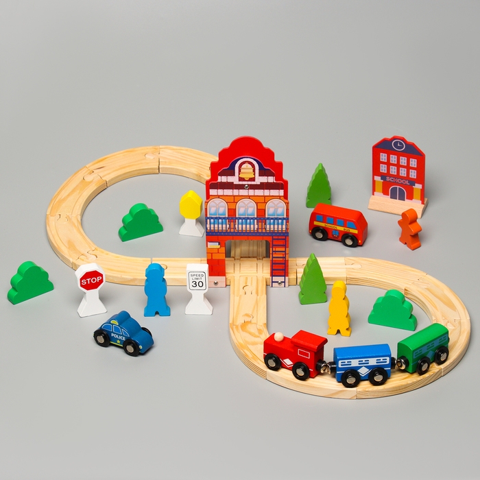 Железная дорога «Путешествие», 36 деталей, 24 × 18,5 × 13,5 см Железная дорога «Путешествие», 36 деталей, 24 × 18,5 × 13,5 см