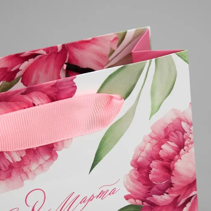 Пакет подарочный ламинированный, упаковка, «8 марта», S 12 х 15 х 5.5 см Пакет подарочный ламинированный, упаковка, «8 марта», S 12 х 15 х 5.5 см