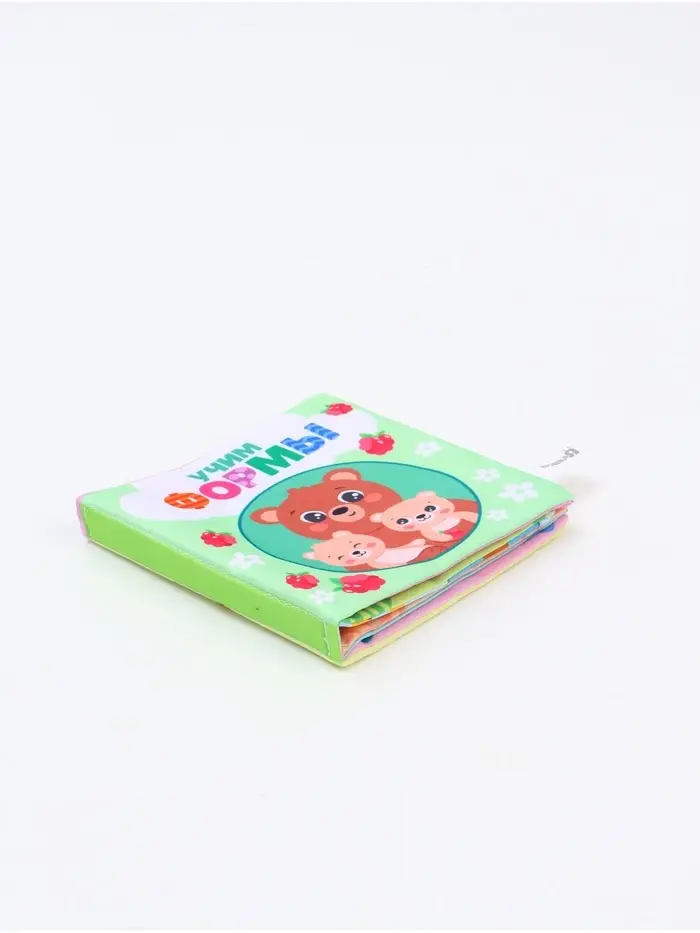 Книжка-шуршалка «Учим формы», 12х12 см, Крошка Я Книжка-шуршалка «Учим формы», 12х12 см, Крошка Я