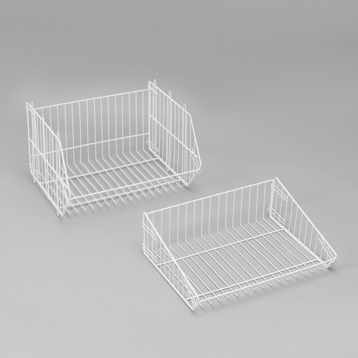 Накопитель разборный на колесах, 5 корзин, 50×43×147, цвет белый Накопитель разборный на колесах, 5 корзин, 50×43×147, цвет белый