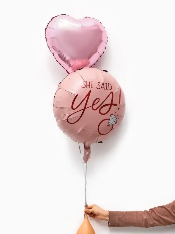 Воздушные шары фольгированные, набор &laquo;Девичник&raquo;, 5 шт.