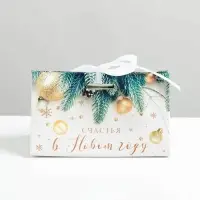 Бонбоньерка новогодняя «Новогоднее фото», 10 х 5,5 х 5,5 см, Новый год