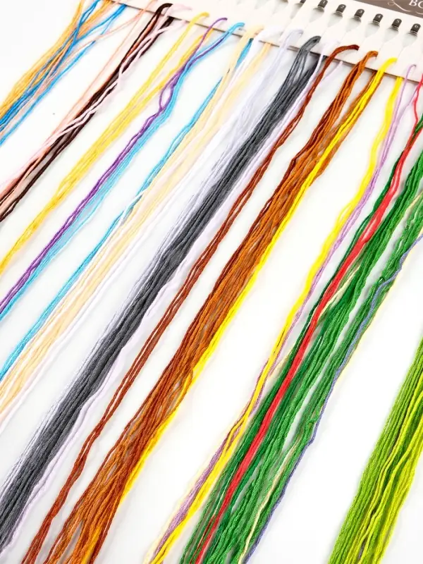 Вышивка крестиком 21х30 см "Полочный беспорядок"