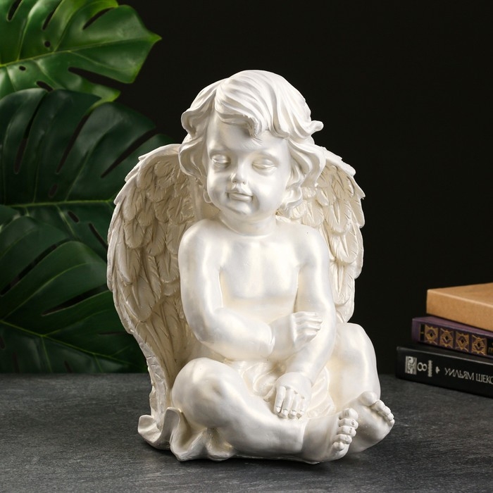 Фигура  Фигура "Ангел большой сидит" 35х30х20см