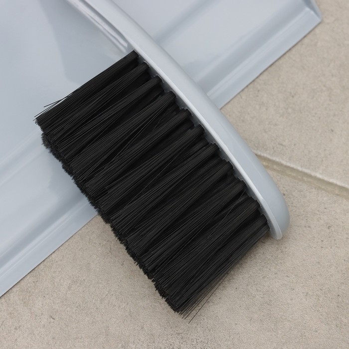 Щётка-смётка с совком Etna, цвет серый Щётка-смётка с совком Etna, цвет серый